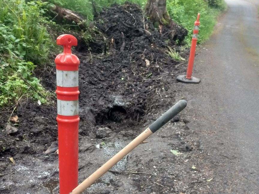 DRAINAGE WORK PRIOR TO PAVING