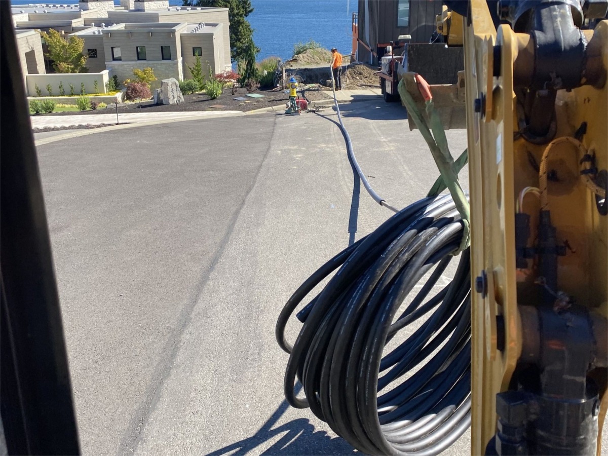 FORCE MAIN SEWER AND WATERLINE