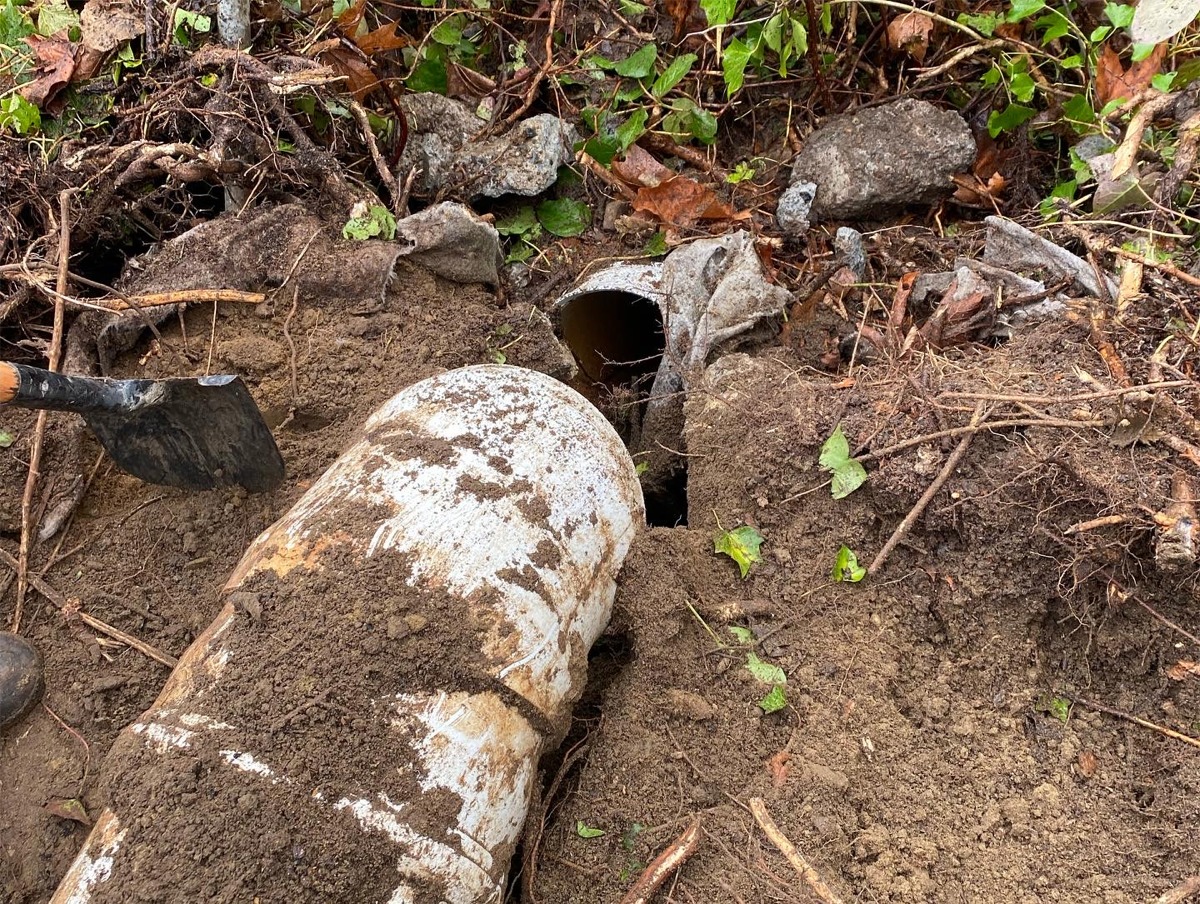 HDPE PIPE FUSING STORM DRAIN