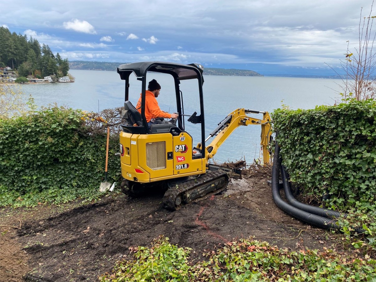HDPE PIPE FUSING STORM DRAIN