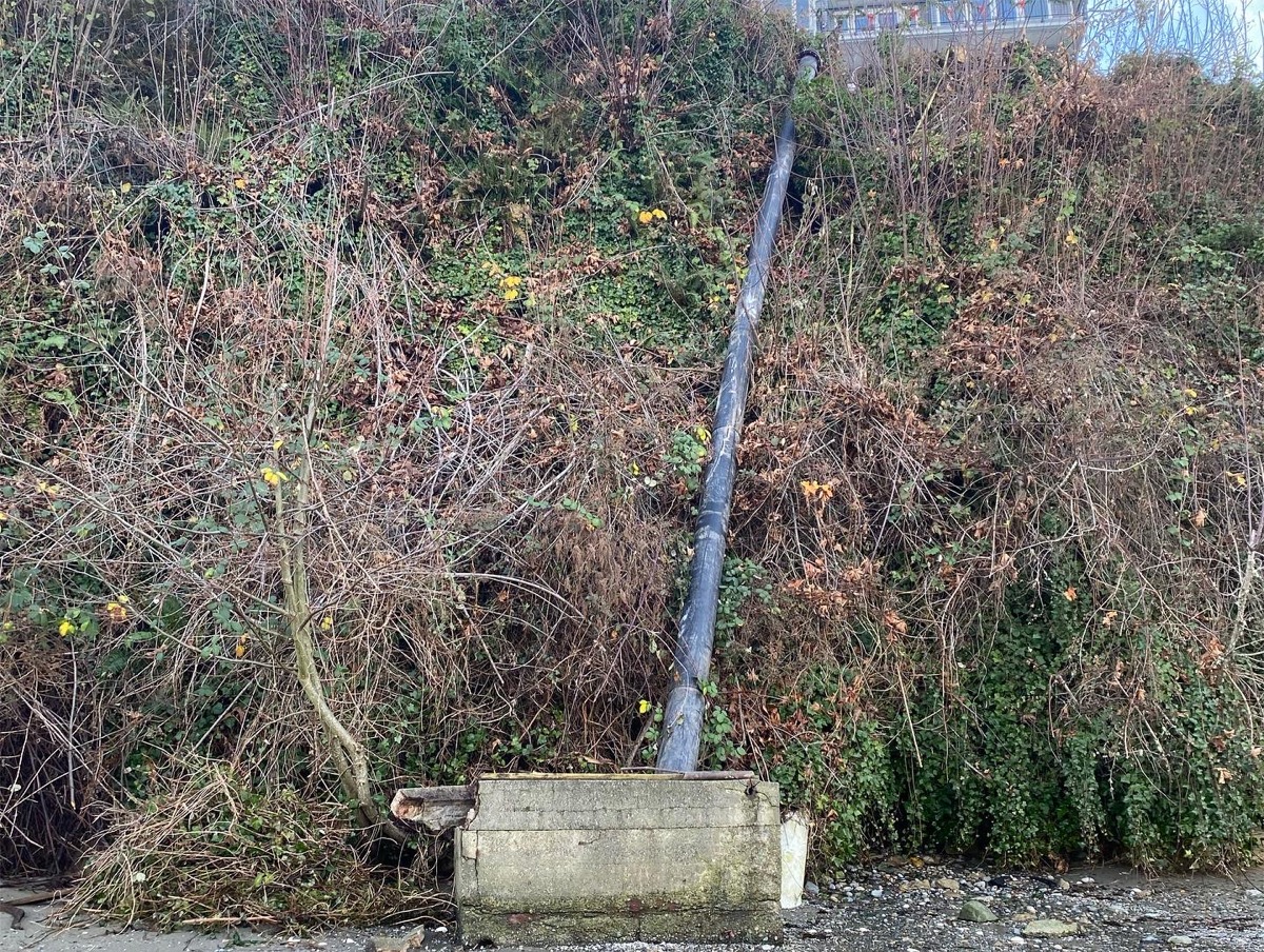 HDPE PIPE FUSING STORM DRAIN